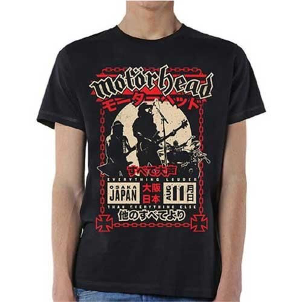 Motorhead Unisex Adult Loud in Osaka T-Shirt / Black
